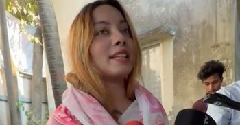 ভোট দিতে এসে যা বললেন মেঘনা আলম