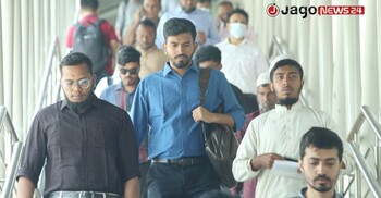 আপন রূপে ঢাকা, সকাল থেকেই সড়কে অফিসগামী মানুষের ভির