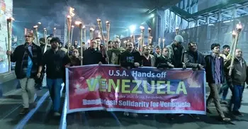 ভেনেজুয়েলায় মার্কিন হামলার প্রতিবাদে ঢাকায় মশাল মিছিল