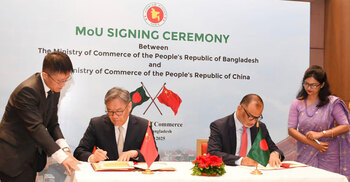 Dhaka, Beijing ink two trade MoUs