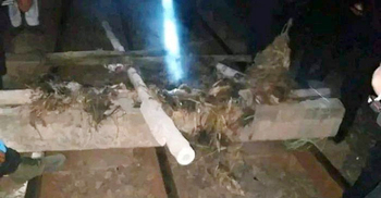 এবার রেল লাইনে স্লিপার তুলে নাশকতার চেষ্টা
