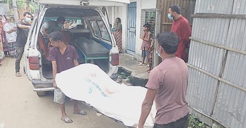 দিনাজপুরে বিছানায় পড়ে ছিল গৃহবধূর অর্ধগলিত মরদেহ