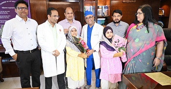 মাইলস্টোন দুর্ঘটনা: সাড়ে তিন মাস চিকিৎসা শেষে বাড়ি ফিরলো যমজ দুই শিশু