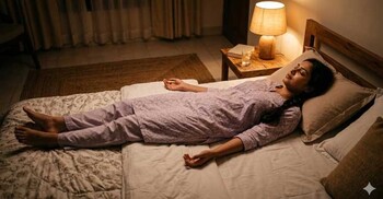 ঘুম না এলে করুন এই সহজ ব্যায়াম