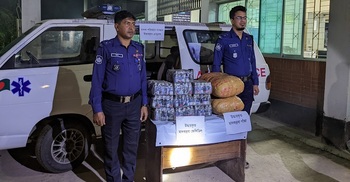 পুলিশকে ফাঁকি দিতে লাশের চাদরে ঢেকে অ্যাম্বুলেন্সে মাদক পাচার