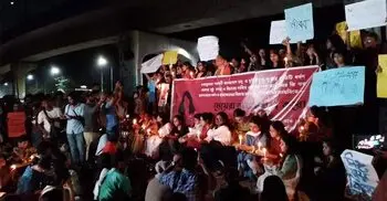 Dhaka girls too hold 'Reclaim the Night' protest