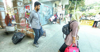 ভূমিকম্পের পর হলে থাকতে বেশ ট্রমা ফিল হচ্ছিল