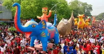 প্রস্তুত চারুকলা, শোভাযাত্রা বের হবে সকাল ৯টায়