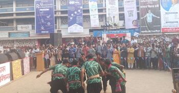 ঢাবিতে ছাত্রদলের উদ্যোগে নবান্ন উৎসব উদযাপন