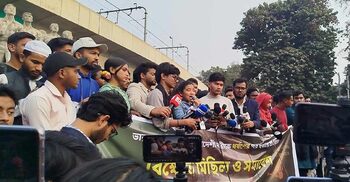 DU students rally against rape, murder of Bangladeshi in India