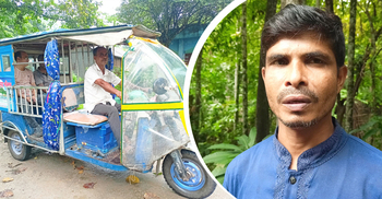 ইউপি সদস্যের ভাতা যায় দানে, অটোরিকশায় চলে সংসার