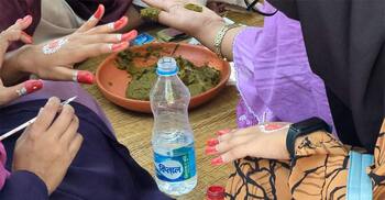 মেহেদি-নবান্ন উৎসবে মাতলেন ইবি শিক্ষার্থীরা