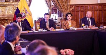 Ecuador president says country is at war with drug gangs