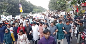 মিরপুরে এনসিপির আনন্দ মিছিল