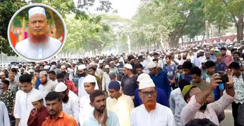 চিরনিদ্রায় শায়িত শোলাকিয়া ঈদগাহ মসজিদের ইমাম