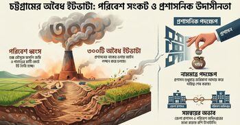 নাকের ডগায় ৩০০ অবৈধ ইটভাটা, জরিমানায় দায় সারছে প্রশাসন