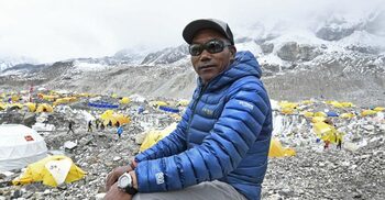 Nepal’s ‘Everest Man’ claims record 30th summit