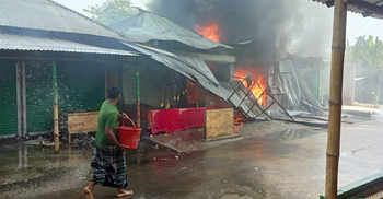 আগুনে ৯ দোকান পুড়ে ছাই, কোটি টাকার ক্ষতি