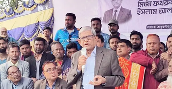 Fakhrul says democracy weakened after Hasina left