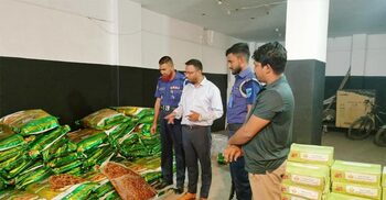 ফরিদপুরে তরমুজ-খেজুরের দোকানে অভিযান, জরিমানা