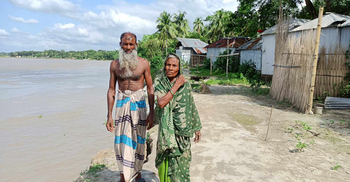 নির্ঘুম রাত কাটছে মধুমতি পাড়ের বাসিন্দাদের
