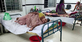 ফরিদপুরে পরাজিত প্রার্থীর সমর্থকের জমি থেকে বাদাম লুটের অভিযোগ