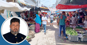 কাঁচাবাজার ব্যবসায়ীদের ‘খাজনা মুক্ত’ ঘোষণা মেয়রের