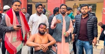 Gono Odhikar’s Faruk attacked at NRC rally