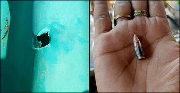 মিয়ানমার সীমান্ত থেকে ফের গুলি এসে পড়লো বসতঘরে