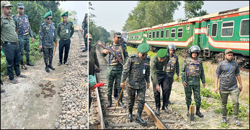 ফেনীতে রেললাইনের ক্লিপ খুলে নেওয়ার চেষ্টা