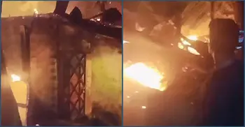 চাঁদাবাজিতে বাধা, ছাত্রদল নেতার বাড়িতে নিজ দলের নেতাকর্মীদের আগুন