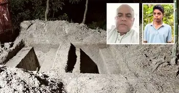 বাসচাপায় মৃত্যু, পাশাপাশি কবরে দাফন হলো বাবা-ছেলের