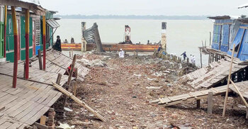 দুই মাসেও চালু হয়নি রায়েন্দা-মাছুয়া ফেরিঘাট