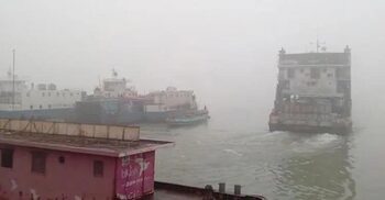 দৌলতদিয়া-পাটুরিয়া নৌরুটে ১২ ঘণ্টা পর ফেরি চলাচল শুরু