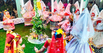 বর্ণাঢ্য আয়োজনে শেষ হলো মণিপুরিদের রাস উৎসব