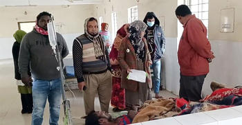 আগুন পোহাতে গিয়ে দগ্ধ দিনমজুর