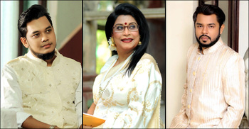 দুই তরুণের সঙ্গে বন্যা