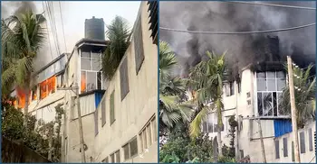 গাজীপুরে প্যাকেজিং কারখানায় অগ্নিকাণ্ড