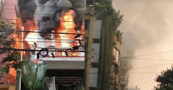 উত্তরায় আগুনে নিহত বেড়ে ৫, তিনজন একই পরিবারের