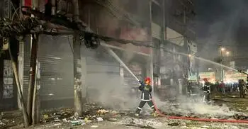 প্রথম আলোর অফিসে আগুন নেভাতে গিয়ে দুই ফায়ার কর্মী বিদ্যুৎস্পৃষ্ট