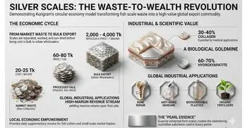 Kurigram's cash catch: Fish scales fuel export boom