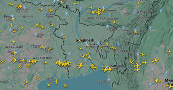 HSIA fire disrupts air traffic: Multiple flights diverted to Ctg, Kolkata