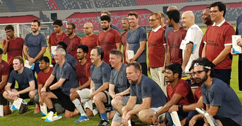 প্রীতি ফুটবল ম্যাচে ৩-০ গোলে হারলো উপদেষ্টাদের দল