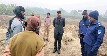 ফরিদপুরে ফসলি জমির মাটি কাটায় দেড় লাখ টাকা জরিমানা