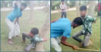 চুরির অপবাদে কিশোরকে গাছের বেঁধে অমানবিক নির্যাতন, ভিডিও ভাইরাল