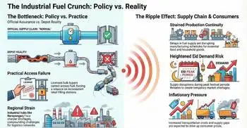 Fuel supply strain deepens: Industrial giants warn production slowdown