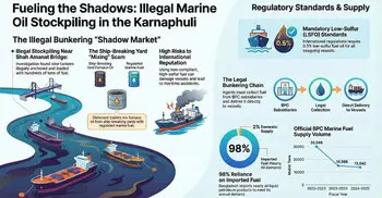 Illegal marine fuel stockpiling in Karnaphuli amid global oil volatility