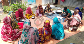 দুর্যোগে চরাঞ্চলের মানুষের ভরসা ‘কমিউনিটি ফুড ব্যাংক’