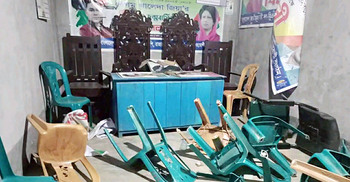 গাইবান্ধায় বিএনপি কার্যালয়ে অতর্কিত হামলা-ভাঙচুর
