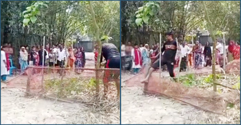 জমি কম দেওয়ার অভিযোগ তুলে বাবার কবর ভাঙচুর করলেন ছেলে